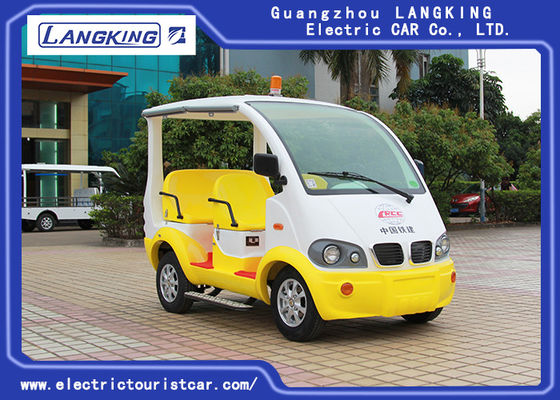 Chine 4 véhicules électriques de patrouille de sécurité de Seaters avec le miroir de la vue 2pcs arrière/voiture de club jouent au golf le boguet fournisseur