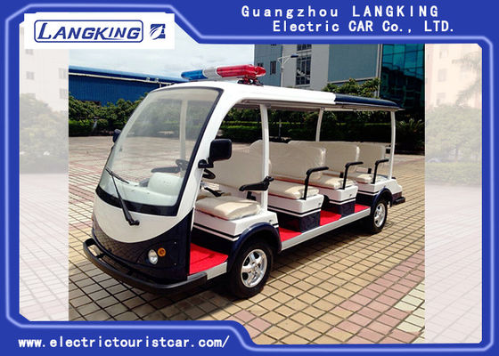 Chine 11 véhicule électrique de service électrique de voiture de patrouille de Seater 72V/5.5KW avec la grande lumière sur le dessus fournisseur