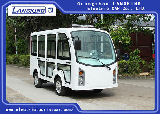 Chine couleur de touristes électrique incluse de blanc de sièges du boguet 8 de cabine passagers 5KW fournisseur