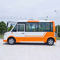 Façonnez les chariots blancs oranges de compagnie d'électricité, autobus électrique de la ville 30km/H pour le parc fournisseur