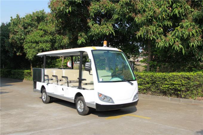 Autobus guidé électrique de 14 Seater, voiture électrique de la navette 72v avec clôturer la boîte de cargaison 0