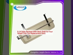 8-14 sièges dossier avec coque arrière pour quatre roues club pièces de rechange de voiture