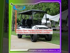 Vente directe d'usine Mini Off Road Confortable 6 places Véhicule de chasse électrique 48v contrôleur
