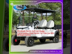 Vente en gros de chariot de golf électrique Buggy personnalisable 4 places voiture électrique club voiture mini hors route chasse