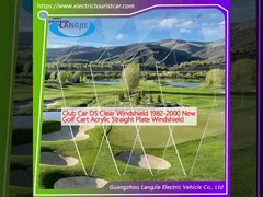 Le pare-brise de voiture de club DS 1982-2000 Nouveau chariot de golf Acrylique pare-brise en plaque droite