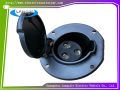 Socket de charge circulaire noir EAGLE Parties de bus touristique