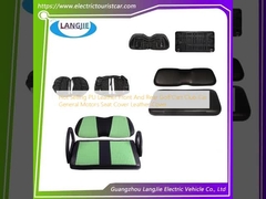 Vente chaude en cuir PU avant et arrière Golf Cart Club voiture General Motors Couverture de siège Couverture en cuir