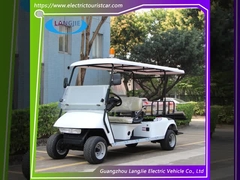 Resort Electric Utility Golf Cart 2 sièges + 1 lit voiture électrique avec lumière pour l'aéroport