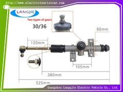 Montage de roue de direction de voiture de tourisme