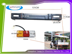 Les feux arrière des pare-chocs arrière Marshell sont utilisés pour les voitures électriques à quatre roues et les voitures de police