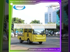 5 places Bleu Véhicule de fret électrique écologique Chargeur embarqué haute fréquence pour parc