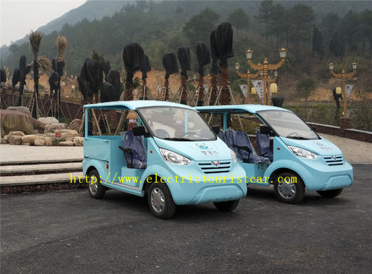 Chine Boguet électrique de golf de voiture de touristes électrique de passager du bleu 5 pour la patrouille de sécurité publique fournisseur