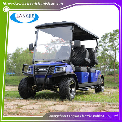 Un bon prix. 4 personnes voitures de chasse électriques 8 à 10h Temps de recharge Contrôleur de moteur AC Matériau PP en ligne