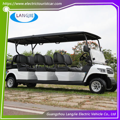 Un bon prix. Voiture de golf électrique avec batterie 48V moteur AC 8 Voiture de golf passagers pour le complexe en ligne