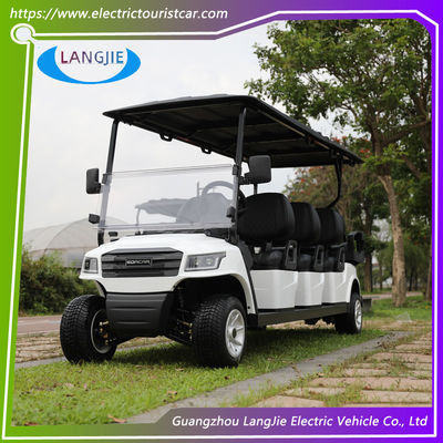 Un bon prix. Fabrication de voiture de club de 48 volts voiture présidentielle de 8 places chariot de golf moteur AC pour resort en ligne