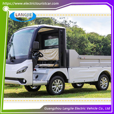 Un bon prix. 72 V 7,5 kW 2 places Petit camion électrique plus court Plateforme de chargement 1000 kg en ligne