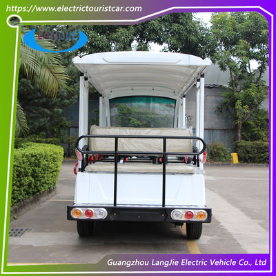 Un bon prix. 14 sièges Véhicules électriques à basse vitesse AC 72V 7.5KW 4 roues Chariot de golf électrique pour voiture de villégiature en ligne