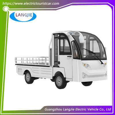 Un bon prix. Un fourgon de livraison électrique blanc à 2 places 5 kW avec contrôleur de moteur à courant alternatif pour les hôtels et les complexes hôteliers en ligne