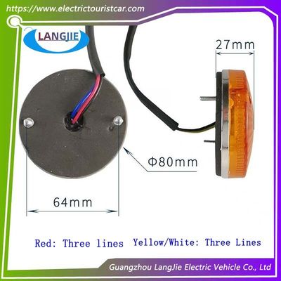 Un bon prix. Lumière arrière à LED Marshell, diamètre 8 cm, rétroéclairage pour voitures de patrouille et de tourisme en ligne