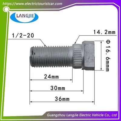 Un bon prix. Pièces d'écrous et boulons de pneus de voiturette de golf EZGO, styles de tête ronds et carrés en ligne