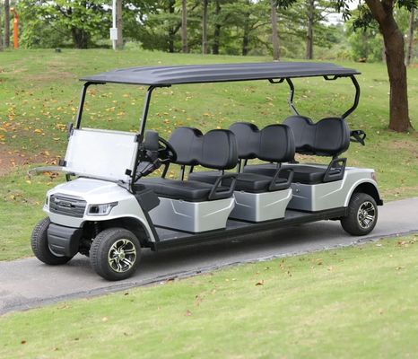 Un bon prix. White Color 48V 5KW AC Motor Electric Golf Cart With 6 Seats For Golf Courses And Resorts en ligne