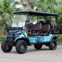 Un bon prix. Luxury 6 Seater Electric Golf Cart with 72V/48V Lithium Battery 40km/h Max Speed and 80km Range en ligne