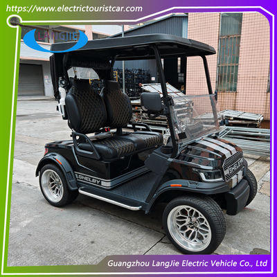 Un bon prix. 2 Seaters Electric Golf Cart with Power-Assisted Steering Double Swing Arm Suspension and Foldable Windshield en ligne