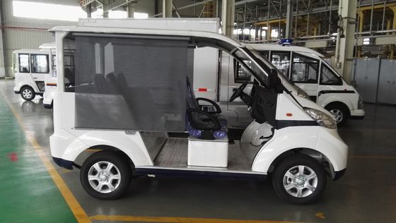 La voiture de patrouille électrique à vitesse réduite 2+3 pose performance de chariot de golf de 5 passagers la haute