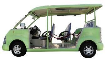 voiture électrique de navette de la transmission 5MT pour la visite touristique de tache scénique écologique