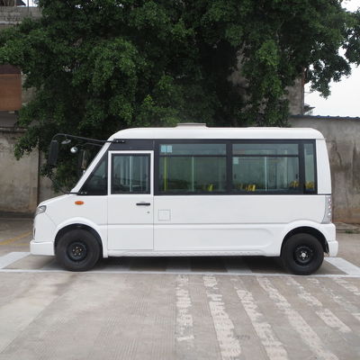 Petite voiture électrique de navette à moteur à essence pour la patrouille de sécurité publique