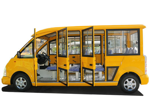 Un bon prix. Chariot d'excursion à essence de couleur orange pour 11 personnes, légal pour la rue, petites voitures électriques légales pour la rue online