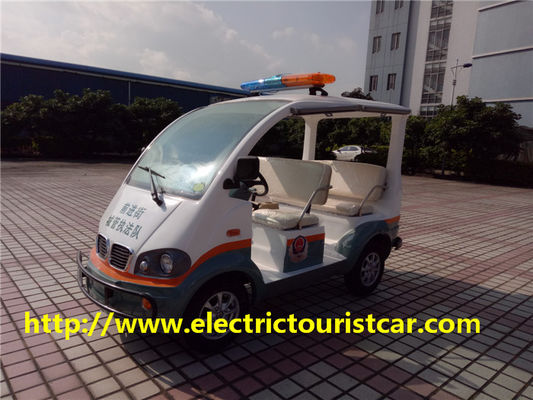 La voiture de patrouille électrique /Golf transporte en charrette quatre le moteur mou de C.C de Seat 48V/3KW de passagers pour l'aéroport/école