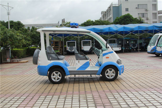 Voiture électrique bleue/blanche de golf avec des sièges de la fibre de verre 4 de Toplight pour la station de vacances