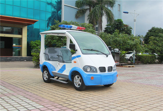Voiture électrique bleue/blanche de golf avec des sièges de la fibre de verre 4 de Toplight pour la station de vacances