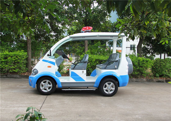 Voiture électrique bleue/blanche de golf avec des sièges de la fibre de verre 4 de Toplight pour la station de vacances