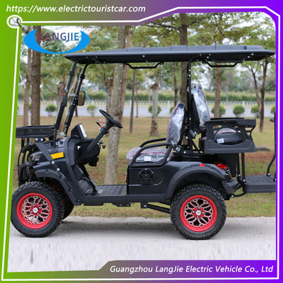 La Chine produit des chariots de golf électriques 4 places électriques alimentés par batterie