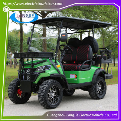 Un bon prix. Nouveau design Option de couleur Chariots de golf électriques 4 places 48V voiture de club électrique en ligne