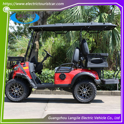 Voiture de golf électrique de design classique 4 sièges Moteur à courant alternatif Voiture de golf Confortable sièges pour hôtel