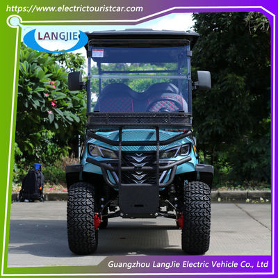 Off-road 6 places chariot de golf électrique avec moteur AC 48V / 5KW pour les activités de plein air