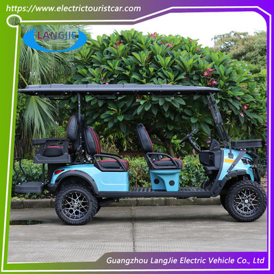Moteur à courant alternatif à haute performance de 5 kW chariot de chasse électrique tout-terrain 6 places chariot de golf soulevé