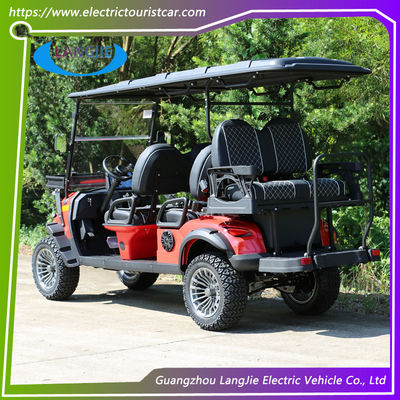 Mini 4 + 2 sièges chariot de golf électrique électrique alimenté par batterie Buggy Car avec CE