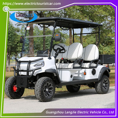 Un bon prix. Vente en gros de chariot de golf électrique Buggy personnalisable 4 places voiture électrique club voiture mini hors route chasse en ligne