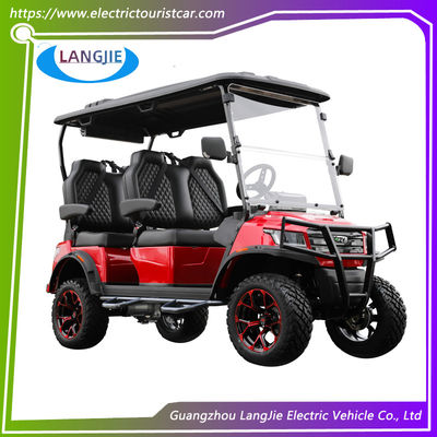 Un bon prix. Voiture de chasse électrique de luxe homologuée par la CE pour 4 personnes, chariot de golf, contrôleur 48v pour l'aéroport du parc en ligne
