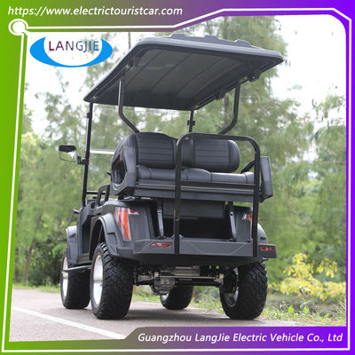 Voiture de golf électrique 48V 4 sièges avec contrôleur de moteur à courant alternatif noir