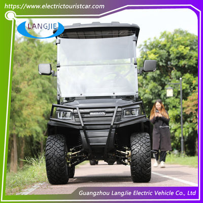 Un bon prix. Moteur à courant alternatif 4 sièges voiture de golf électrique couleur personnalisée chariots de chasse de golf vitesse maximale 40km/h en ligne