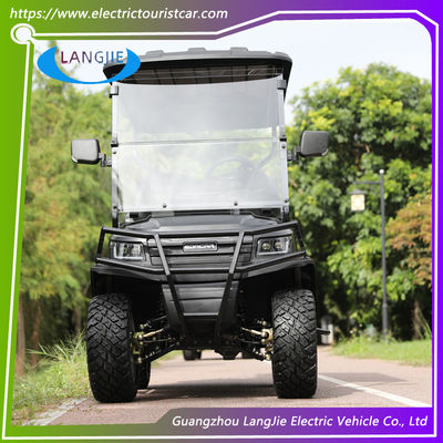 Un bon prix. Balck Colour Resort voiture de chasse électrique 2 rangées pour 4 passagers 340 kg Chargement maximal en ligne