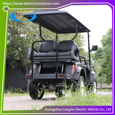 4 personnes chariots de golf électriques gratuit entretien alimenté par batterie 48v régulateur moteur AC