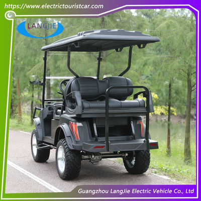Balck Colour Resort voiture de chasse électrique 2 rangées pour 4 passagers 340 kg Chargement maximal