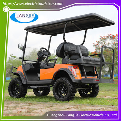 4 roues chariot de golf électrique 48V moteur AC couleur option Club voiture pour le parc de golf