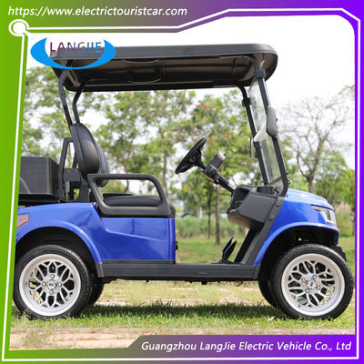 Voiture de golf électrique 2 places avec boîte de chargement moteur AC pour des performances optimales sur le terrain de golf